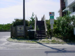 Steps to beach access Steps to beach access